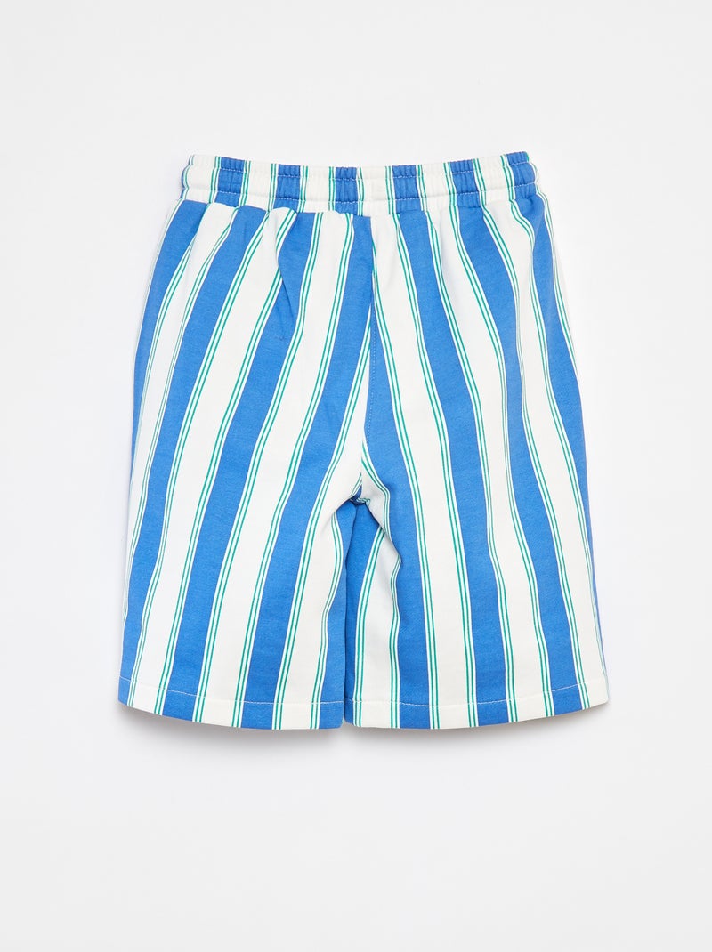 Bermuda in tessuto felpato leggero con motivo GIALLO - Kiabi