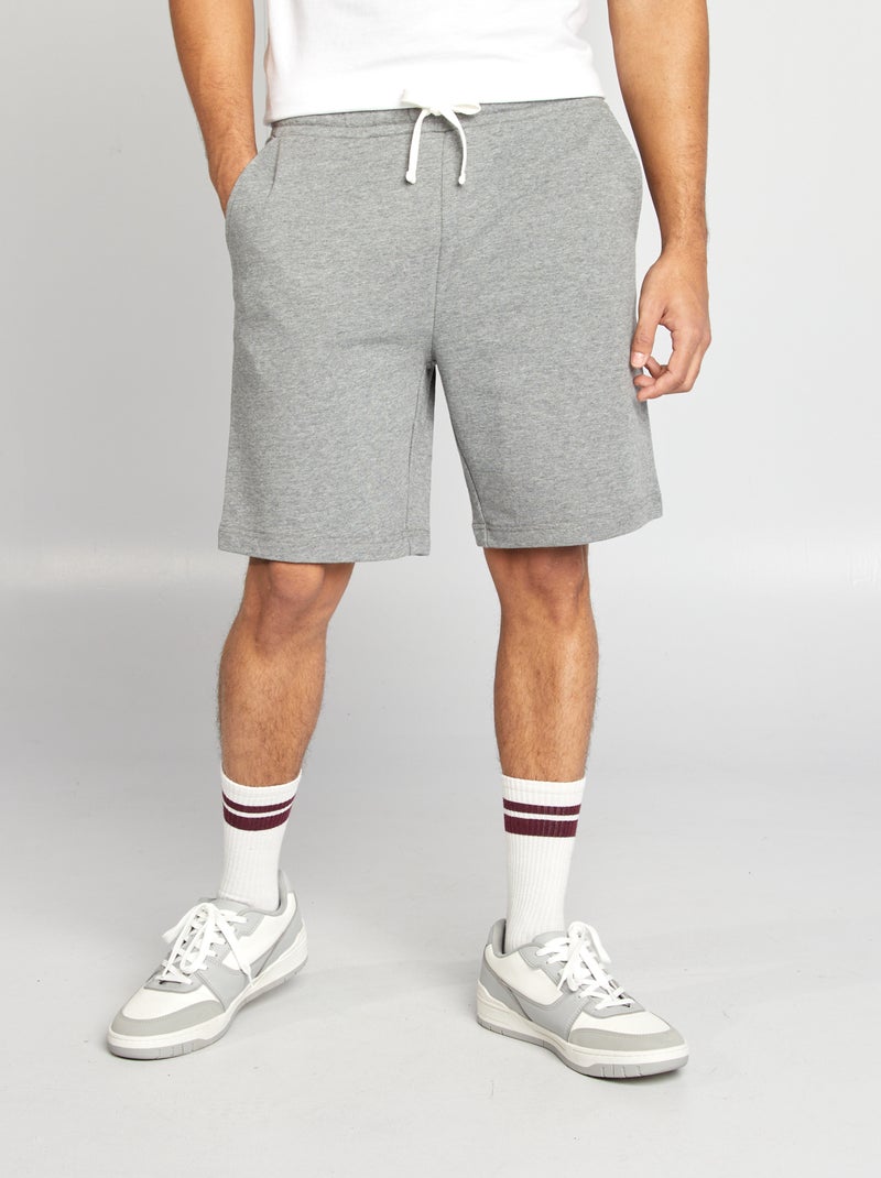 Bermuda in tessuto felpato leggero GRIGIO - Kiabi