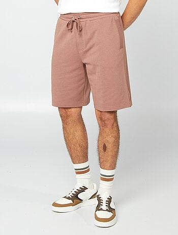 Bermuda in tessuto felpato leggero