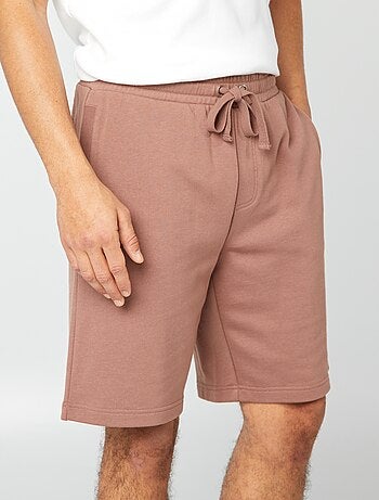 Bermuda in tessuto felpato leggero
