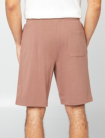 Bermuda in tessuto felpato leggero