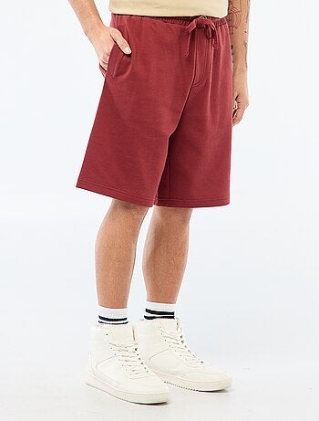 Bermuda in tessuto felpato leggero