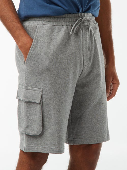 Bermuda in tessuto felpato leggero multitasche - Kiabi