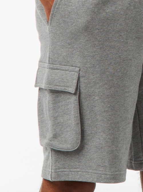 Bermuda in tessuto felpato leggero multitasche - Kiabi