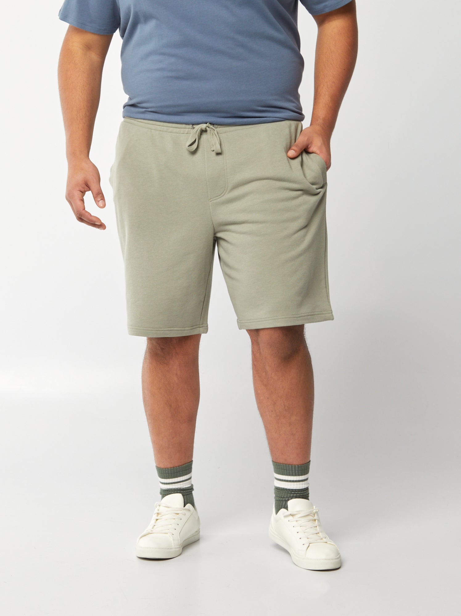 BE BOARD Bermuda Pantaloncini Uomo Taglie Forti – Cotone Leggero, Vita Elastica Con Coulisse, 4XL-9XL, Sportivo