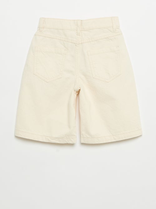 Bermuda in twill 5 tasche - Kiabi
