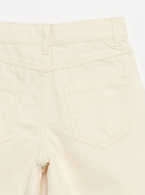 Bermuda in twill 5 tasche - Kiabi