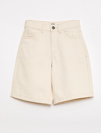 Bermuda in twill 5 tasche
