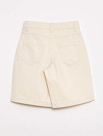Bermuda in twill 5 tasche
