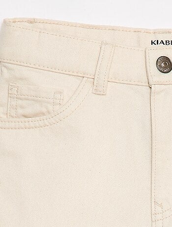 Bermuda in twill 5 tasche