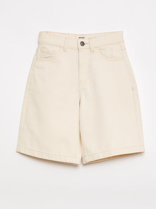 Bermuda in twill 5 tasche - Kiabi