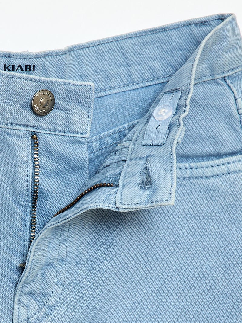 Bermuda in twill 5 tasche Blu - Kiabi