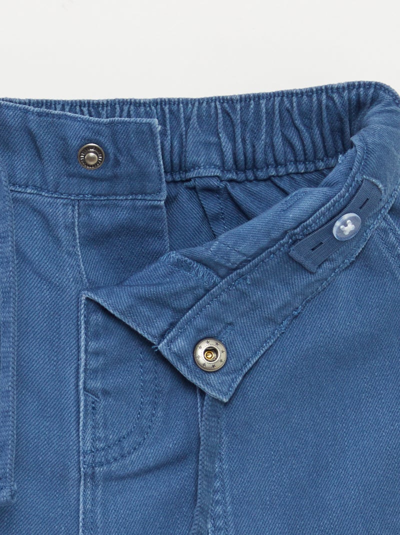 Bermuda in twill BLU - Kiabi