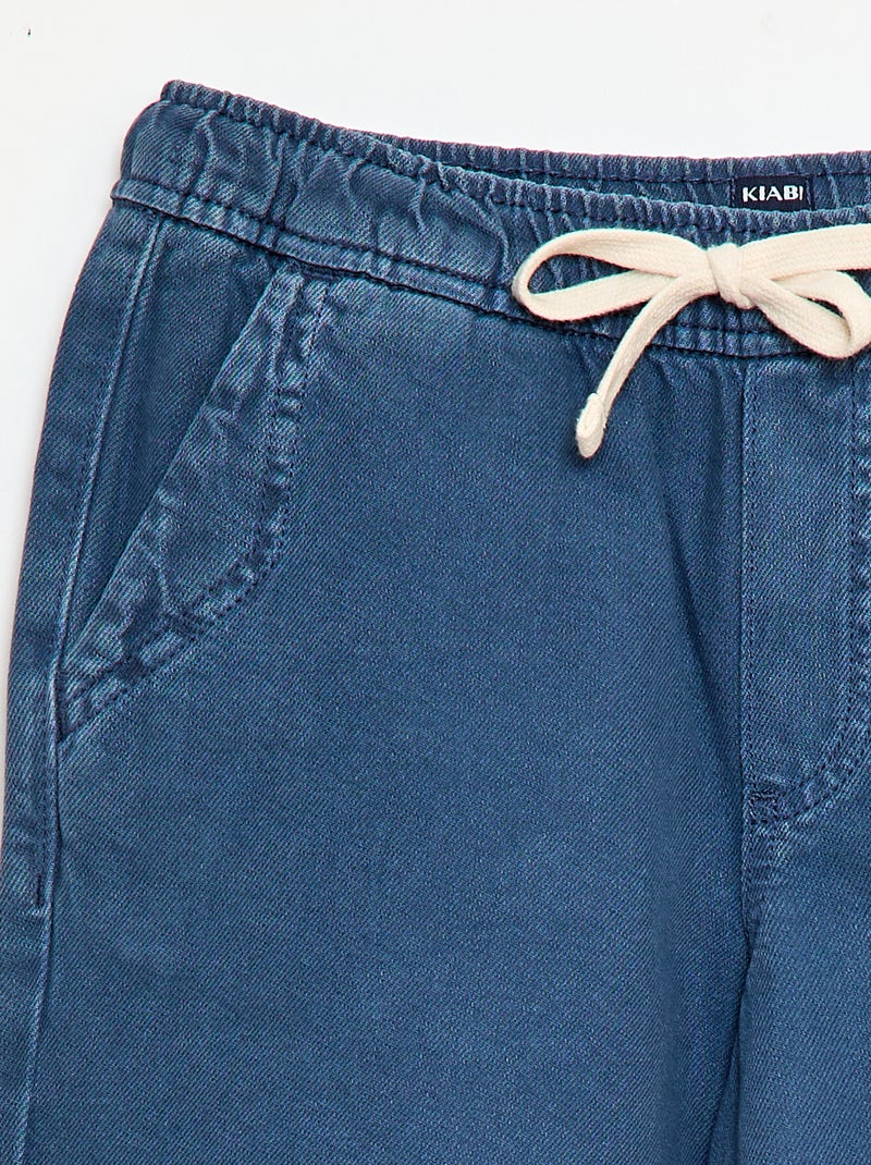 Bermuda in twill Blu - Kiabi