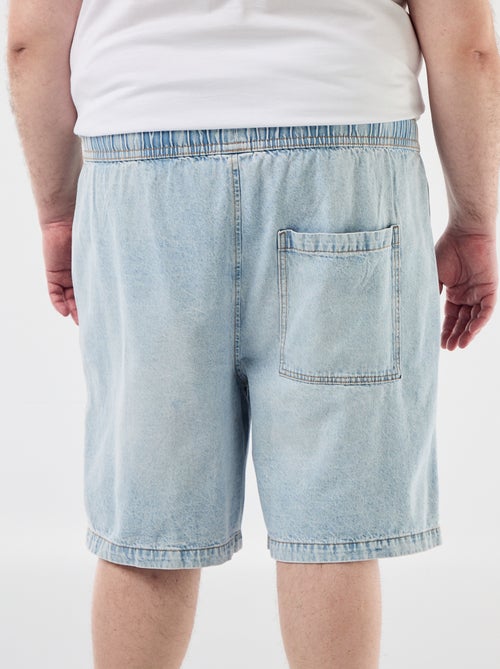 Bermuda in twill con coulisse - Kiabi