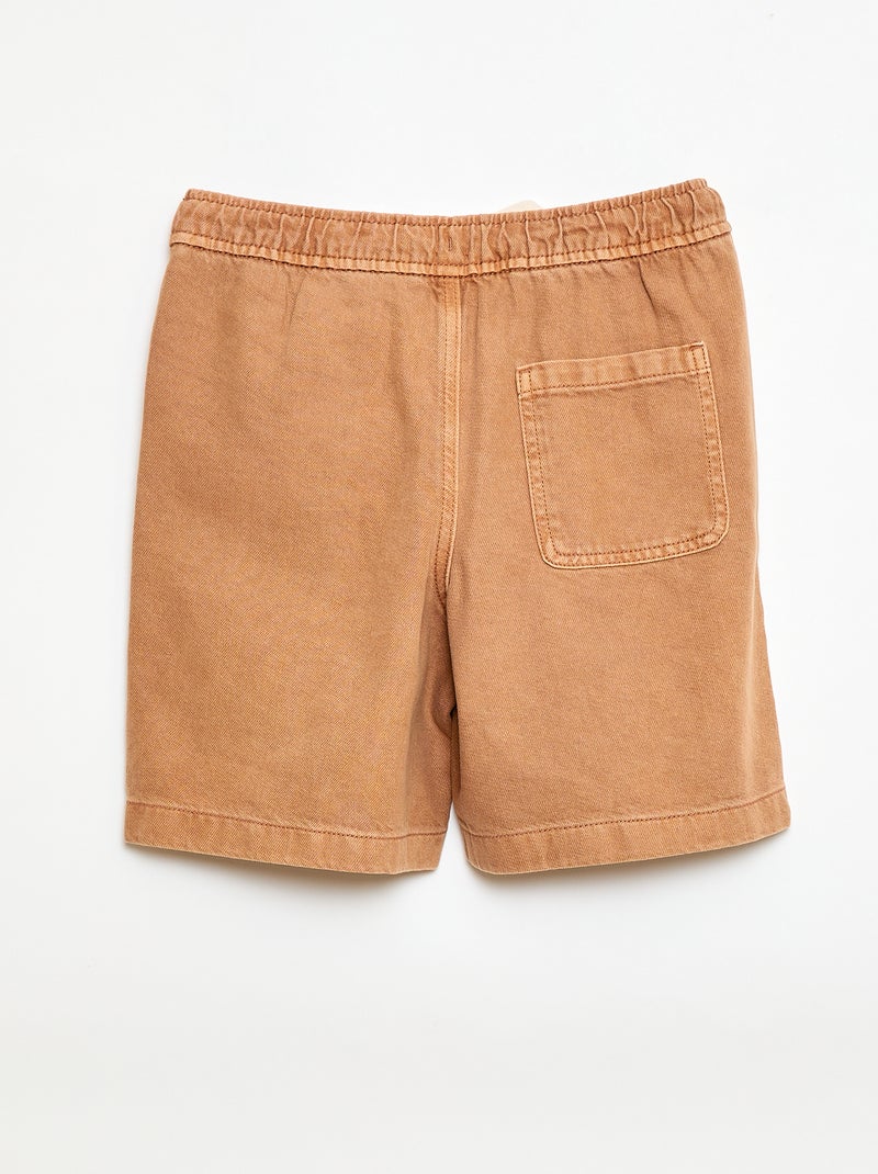 Bermuda in twill Giallo - Kiabi
