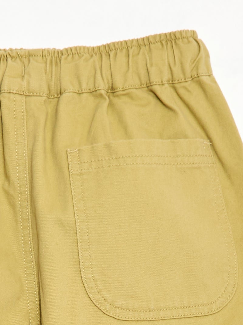 Bermuda in twill Kaki - Kiabi