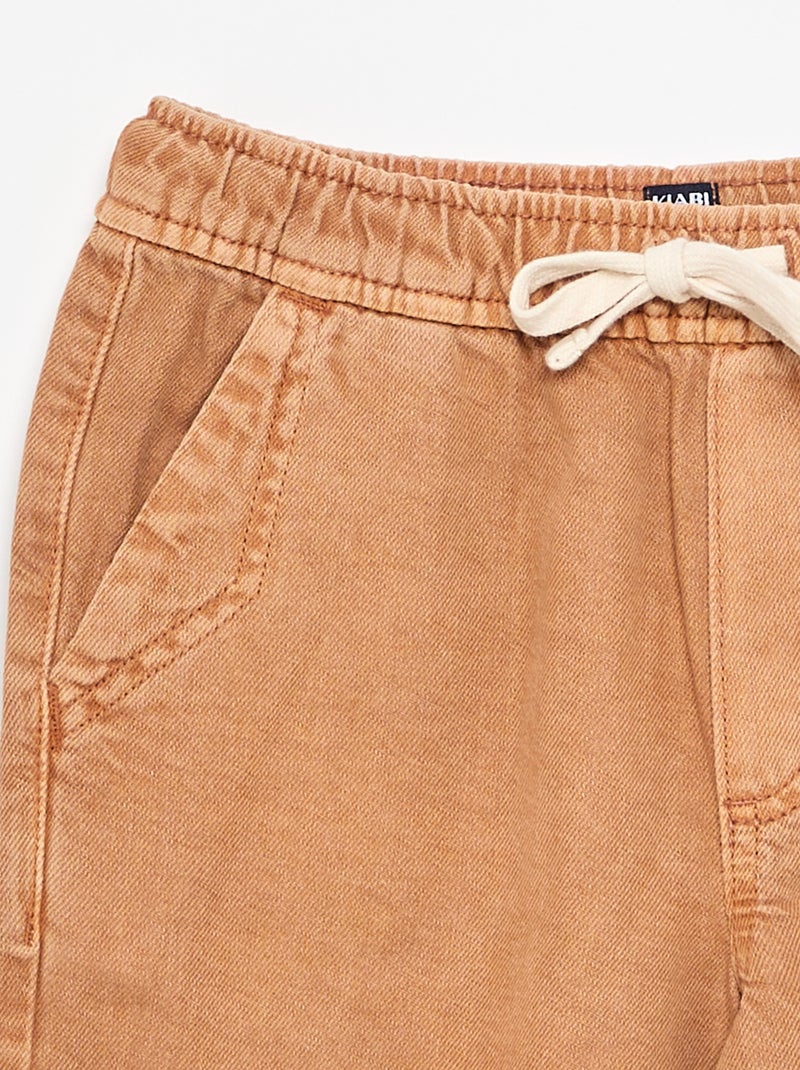 Bermuda in twill Marrone - Kiabi