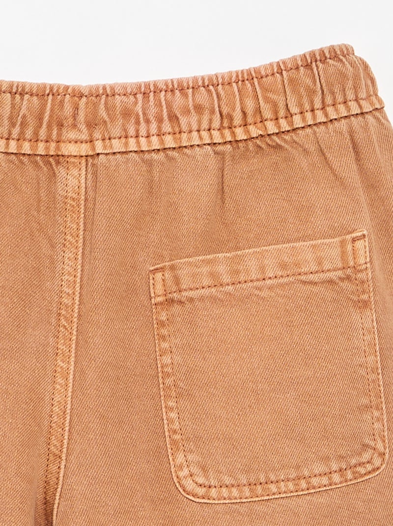 Bermuda in twill Marrone - Kiabi