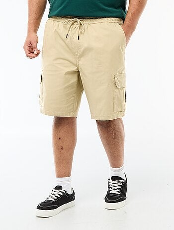 Bermuda in twill multitasche