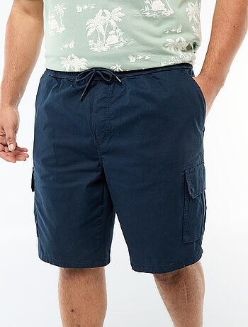 Bermuda in twill multitasche