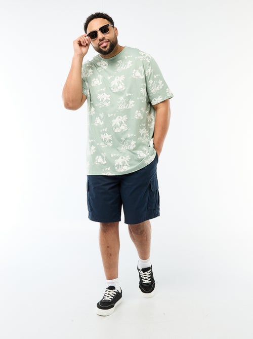 Bermuda in twill multitasche - Kiabi Bermuda in twill multitasche - Kiabi