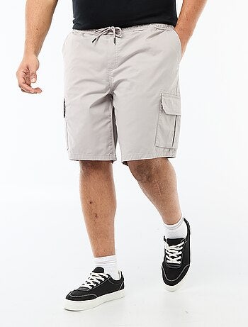 Bermuda in twill multitasche