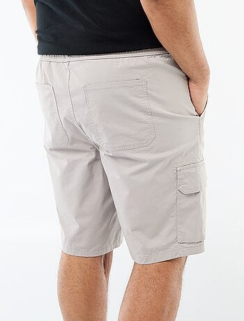 Bermuda in twill multitasche