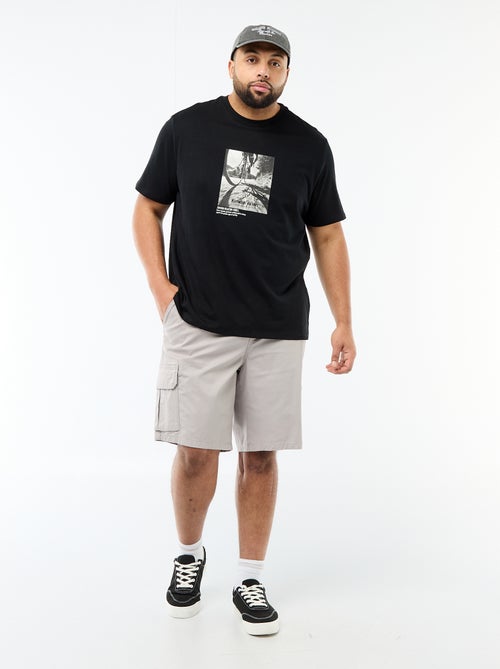 Bermuda in twill multitasche - Kiabi Bermuda in twill multitasche - Kiabi