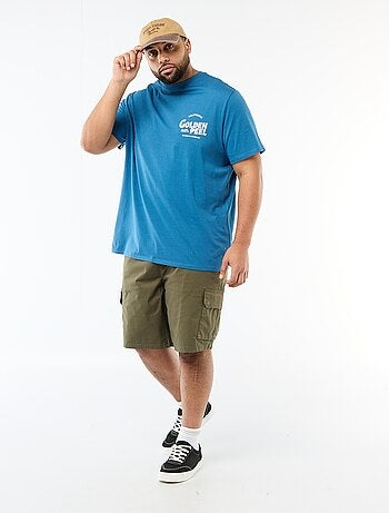 Bermuda in twill multitasche