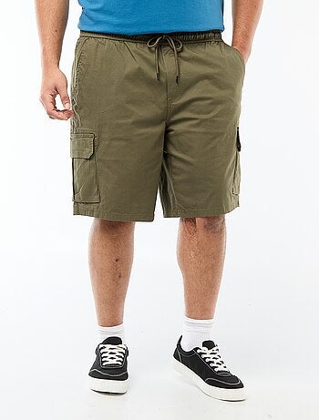 Bermuda in twill multitasche