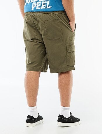 Bermuda in twill multitasche