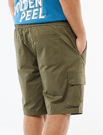 Bermuda in twill multitasche