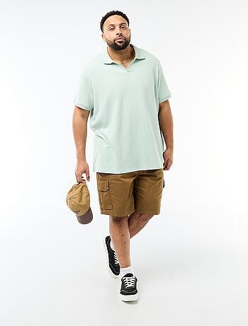 Bermuda in twill multitasche