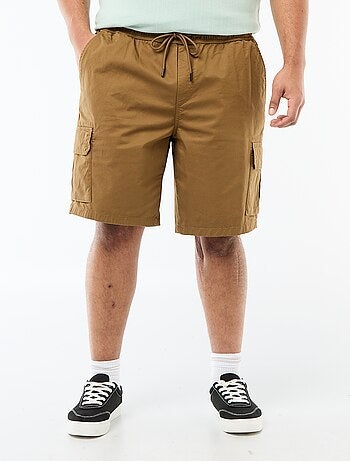 Bermuda in twill multitasche