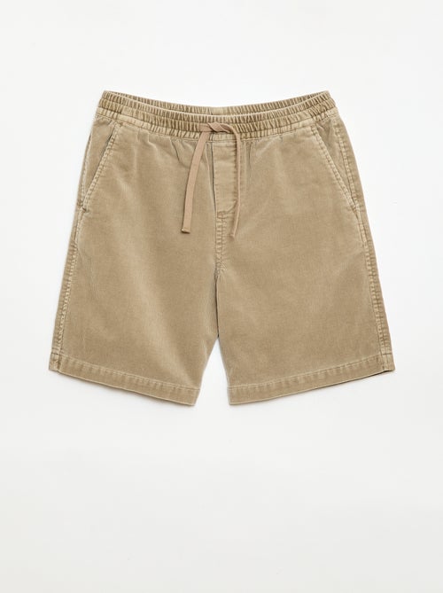 Bermuda in velluto a coste - Kiabi