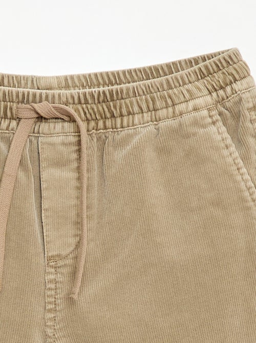 Bermuda in velluto a coste - Kiabi