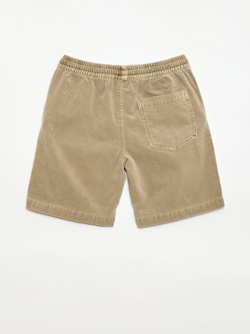 Bermuda in velluto a coste - Kiabi