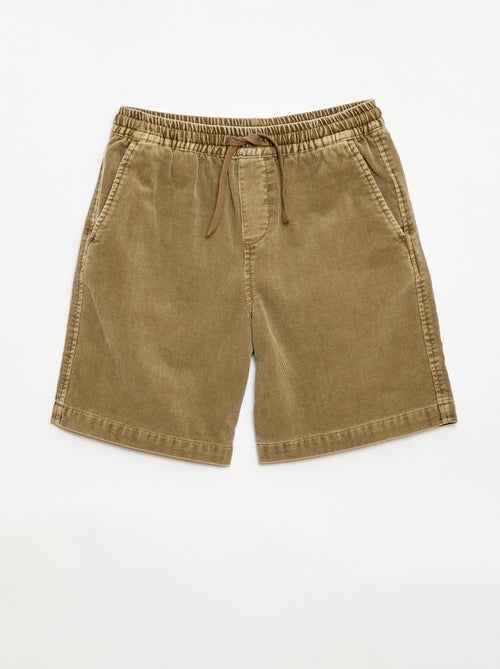 Bermuda in velluto a coste - Kiabi