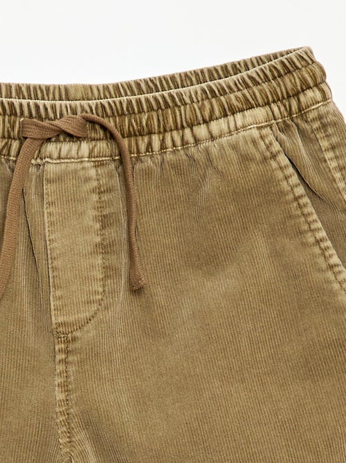 Bermuda in velluto a coste - Kiabi