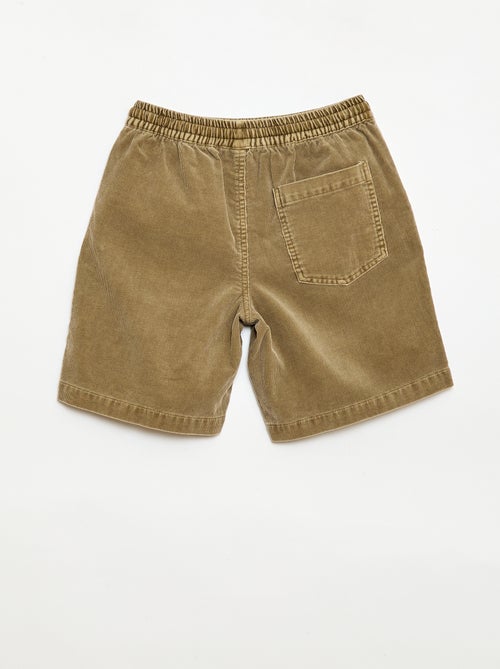 Bermuda in velluto a coste - Kiabi