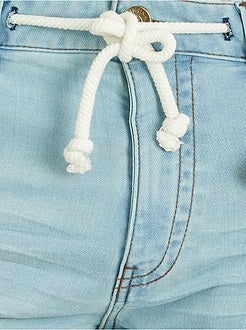 Bermuda jogg denim stretch - Kiabi