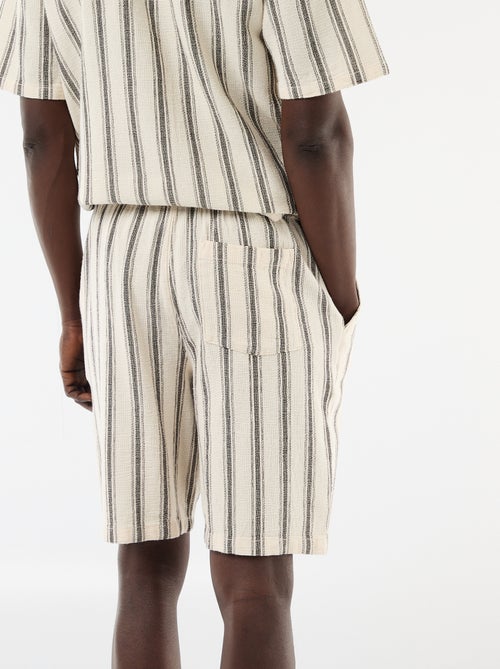 Bermuda leggero a righe - Kiabi