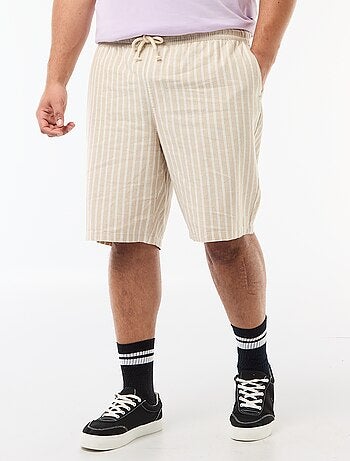 Bermuda leggero tinta unita con 4 tasche