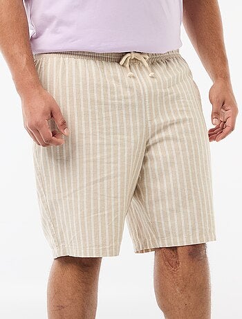 Bermuda leggero tinta unita con 4 tasche