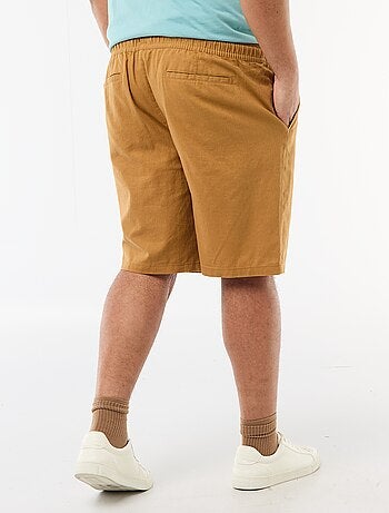 Bermuda leggero tinta unita con 4 tasche