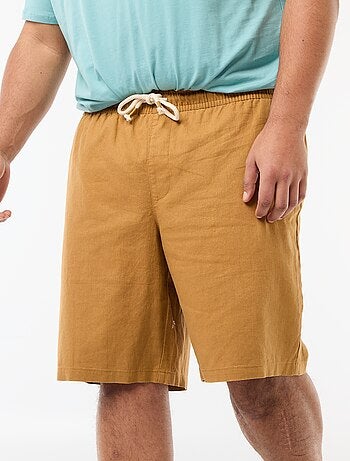 Bermuda leggero tinta unita con 4 tasche