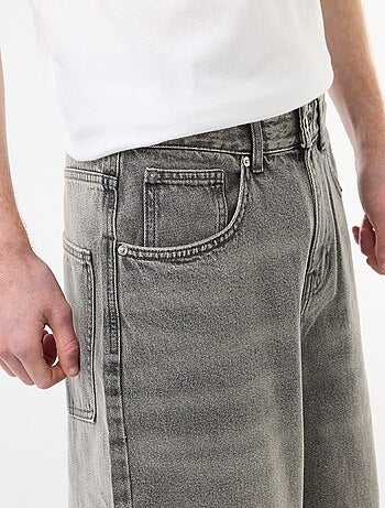 Bermuda lungo denim in cotone