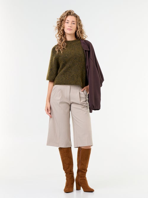 Bermuda lungo taglio chino - Kiabi