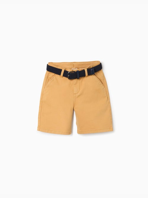 Bermuda midi in twill con cintura - Kiabi